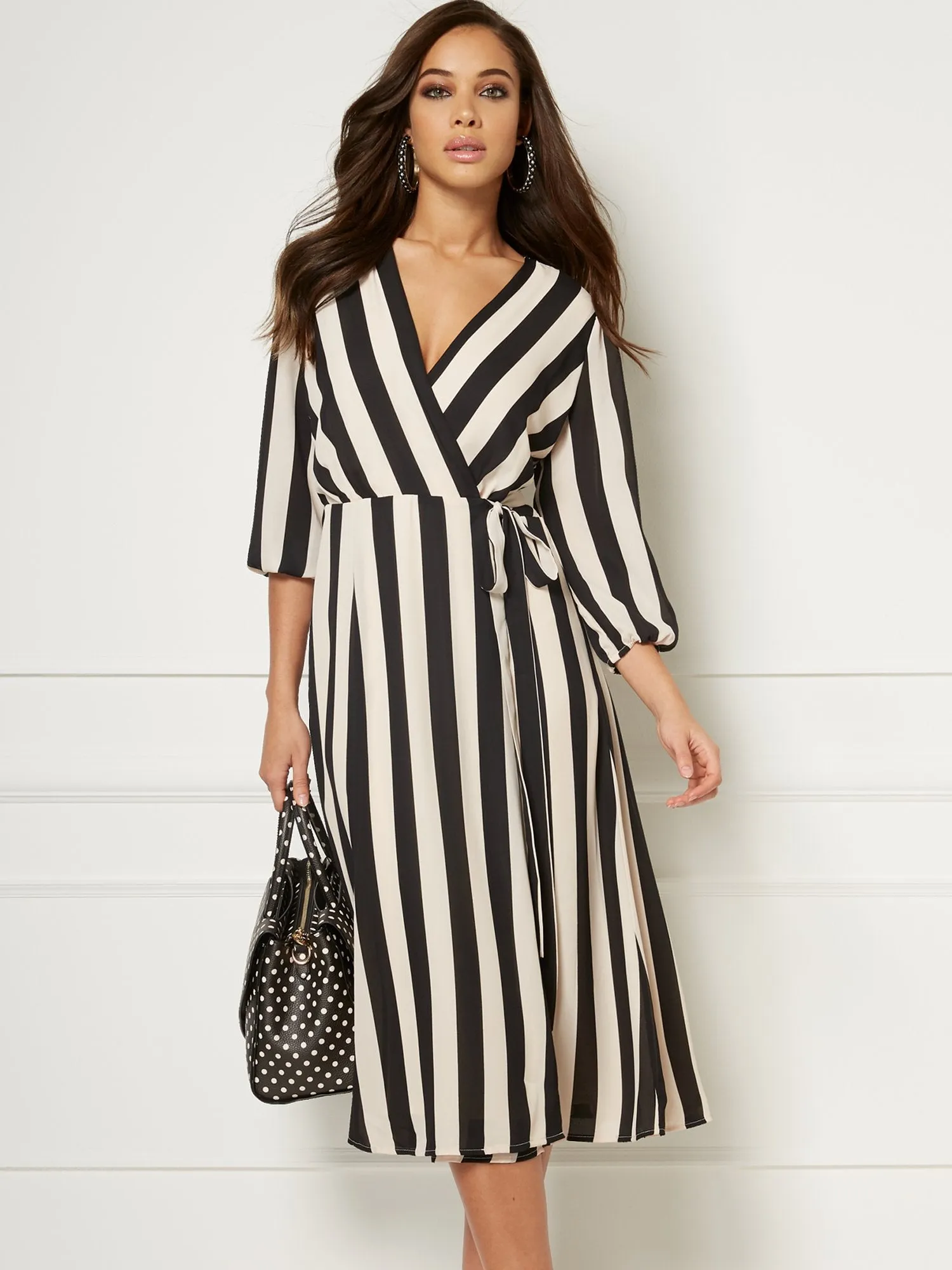 Brenda Stripe Dress - Eva Mendes Collection