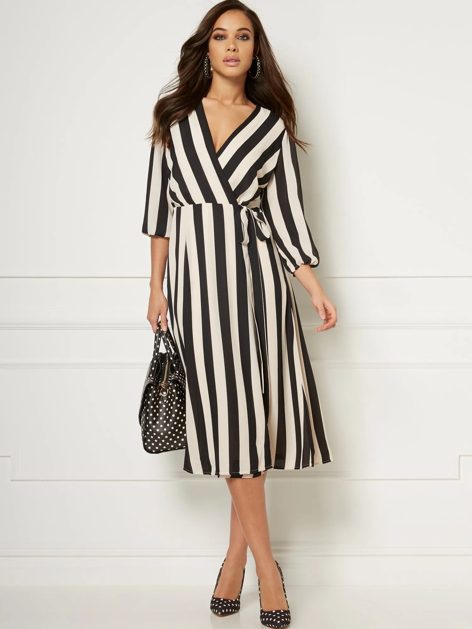 Brenda Stripe Dress - Eva Mendes Collection