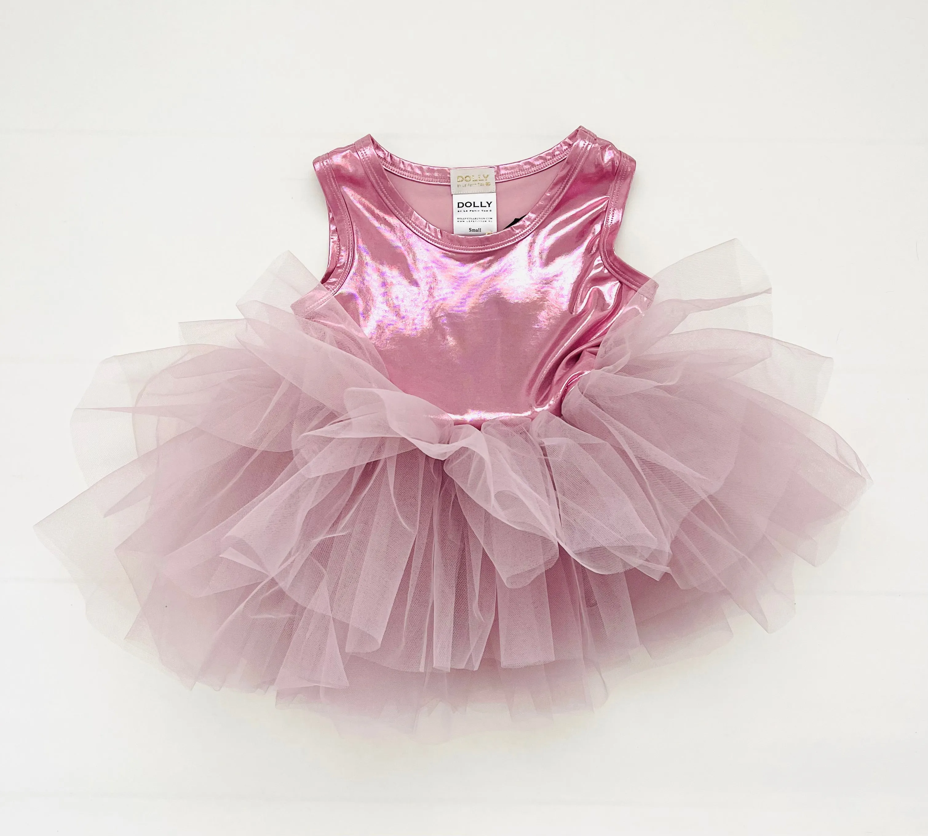 DOLLY TIMELESS METALLIC TUTU DRESS pink