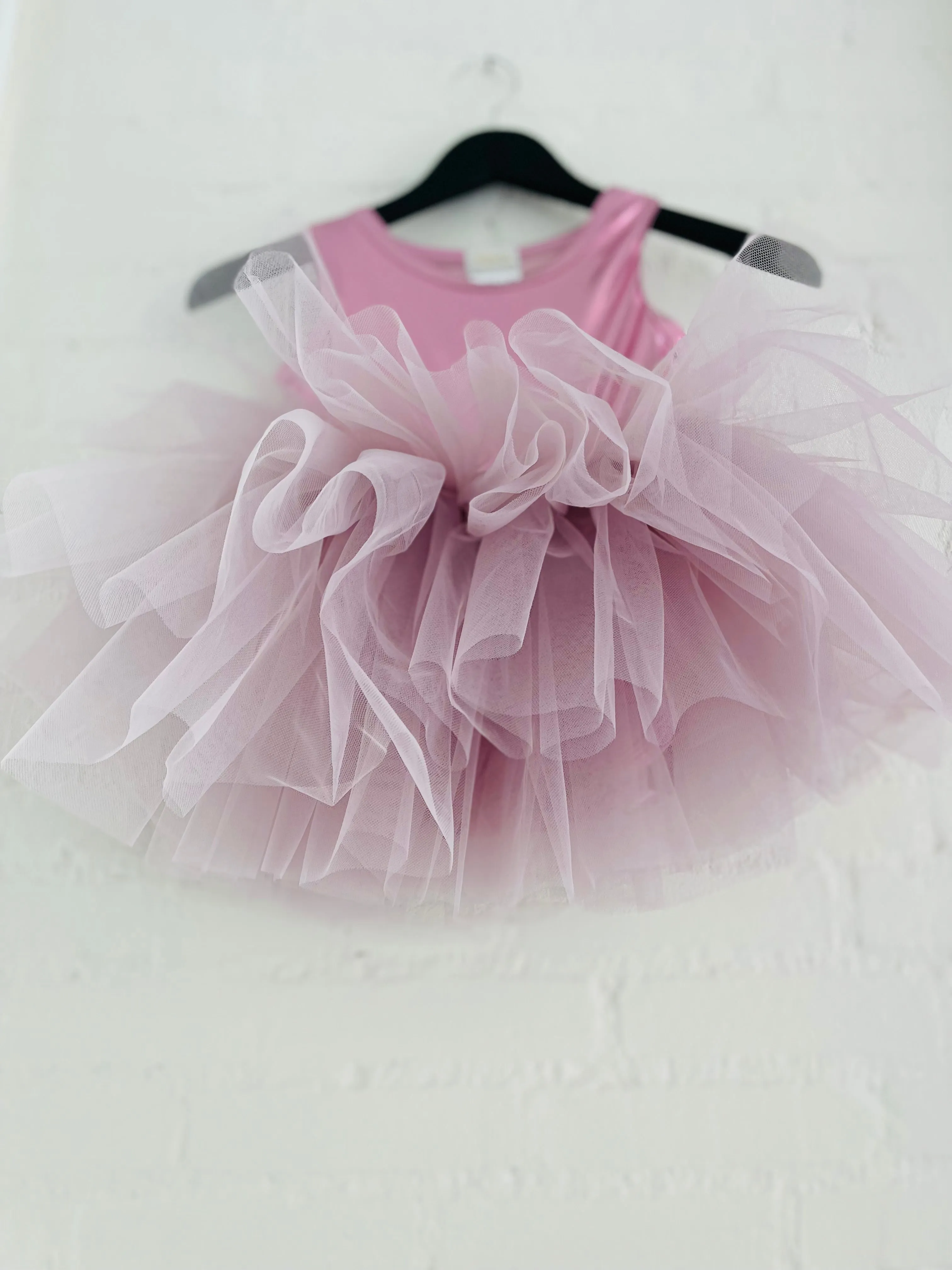 DOLLY TIMELESS METALLIC TUTU DRESS pink