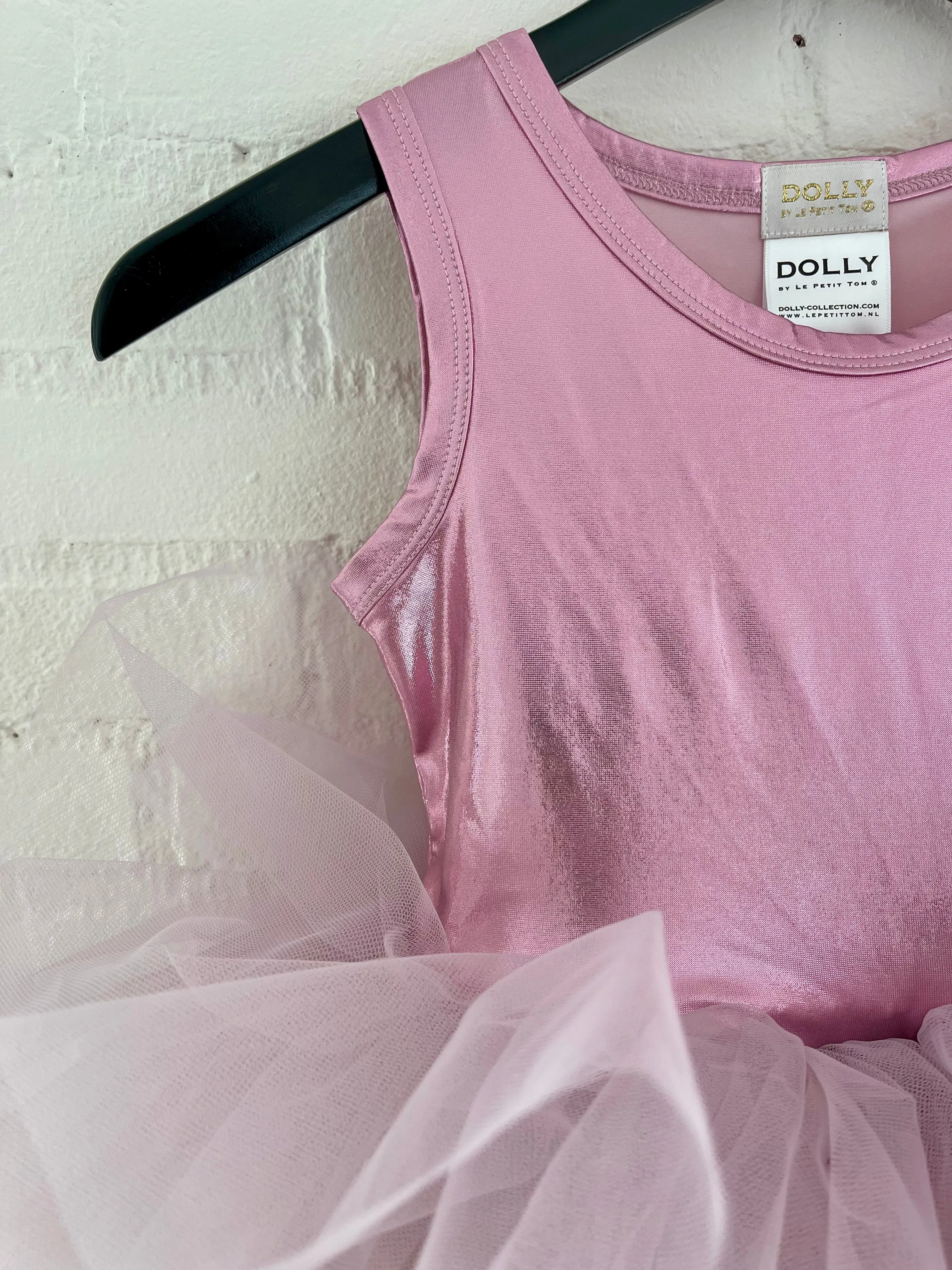 DOLLY TIMELESS METALLIC TUTU DRESS pink