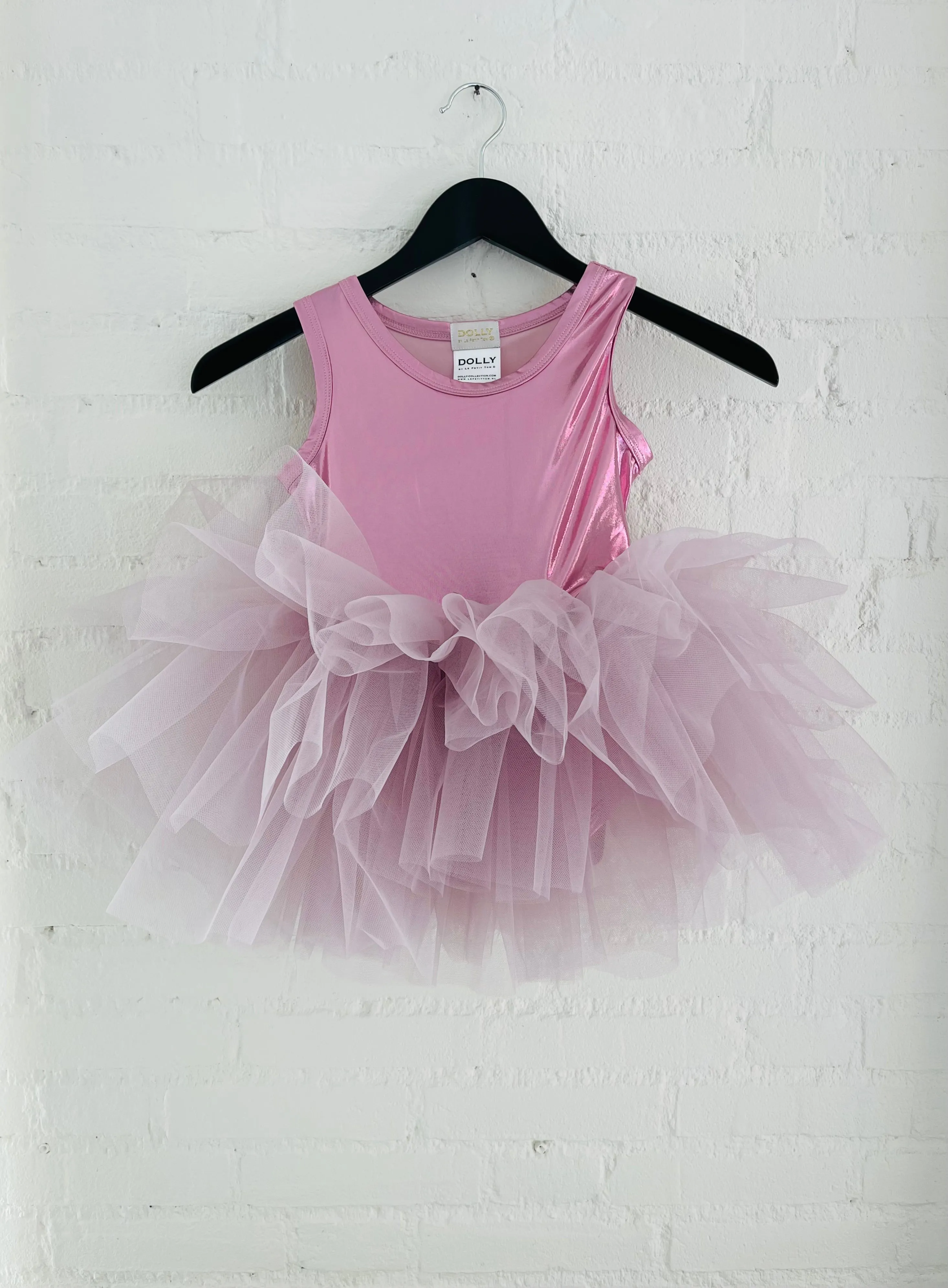 DOLLY TIMELESS METALLIC TUTU DRESS pink