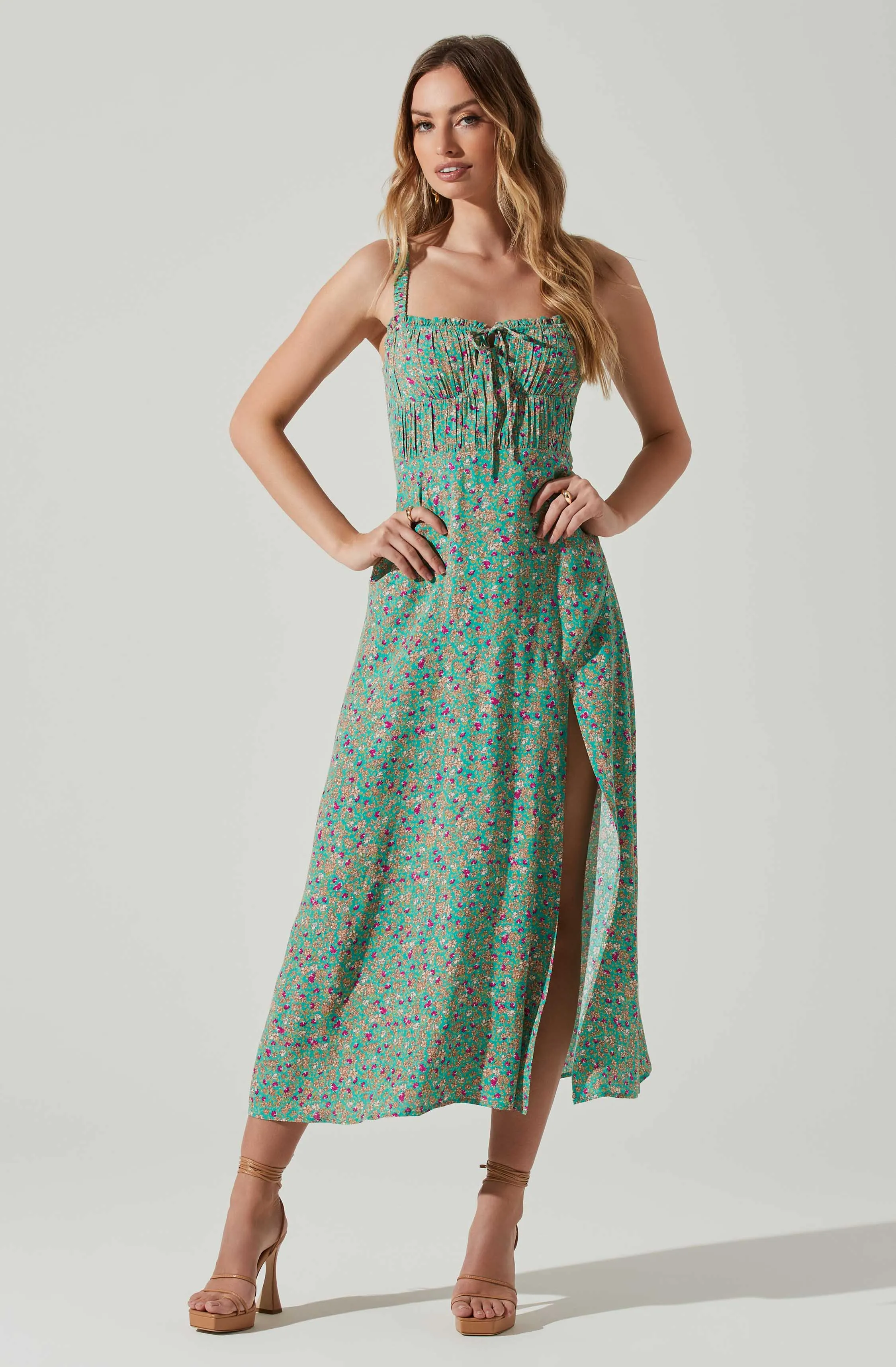 Elsie Floral Midi Dress