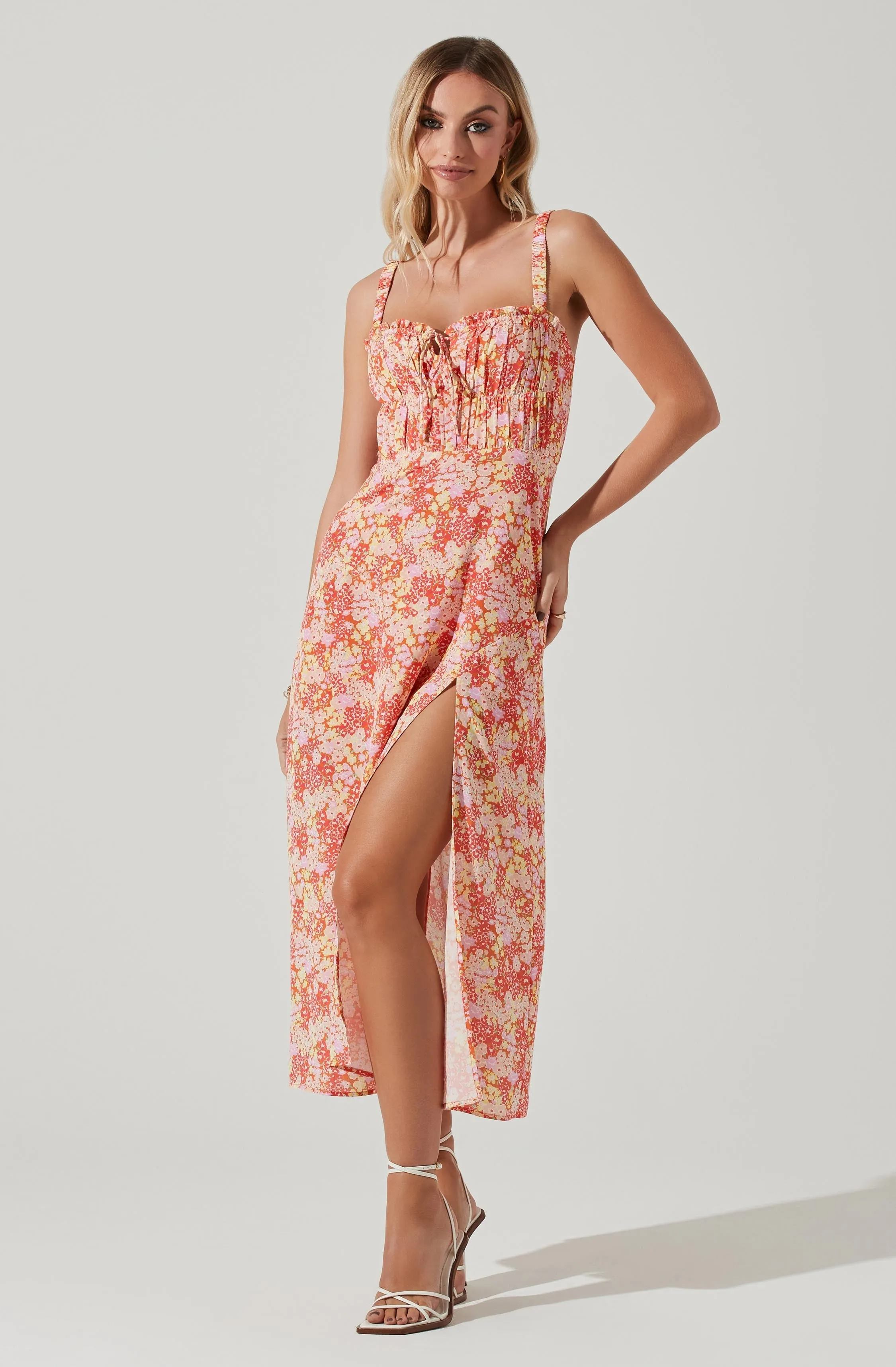 Elsie Floral Midi Dress