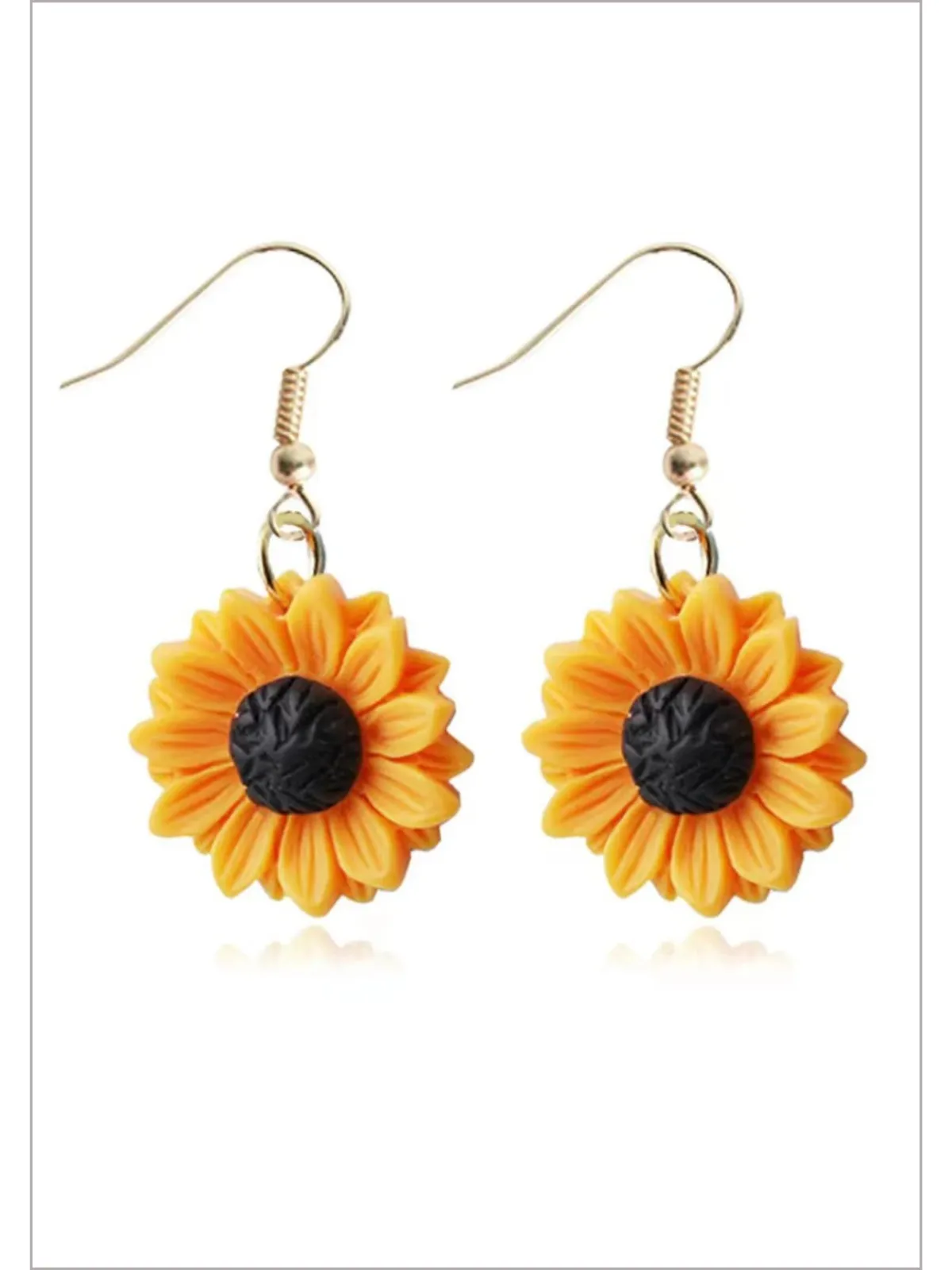 Every Sunny Day Sunflower Drop Earrings