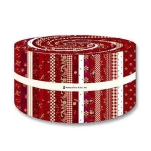 Garnets & Gingham - 2.5" Strips 42pcs