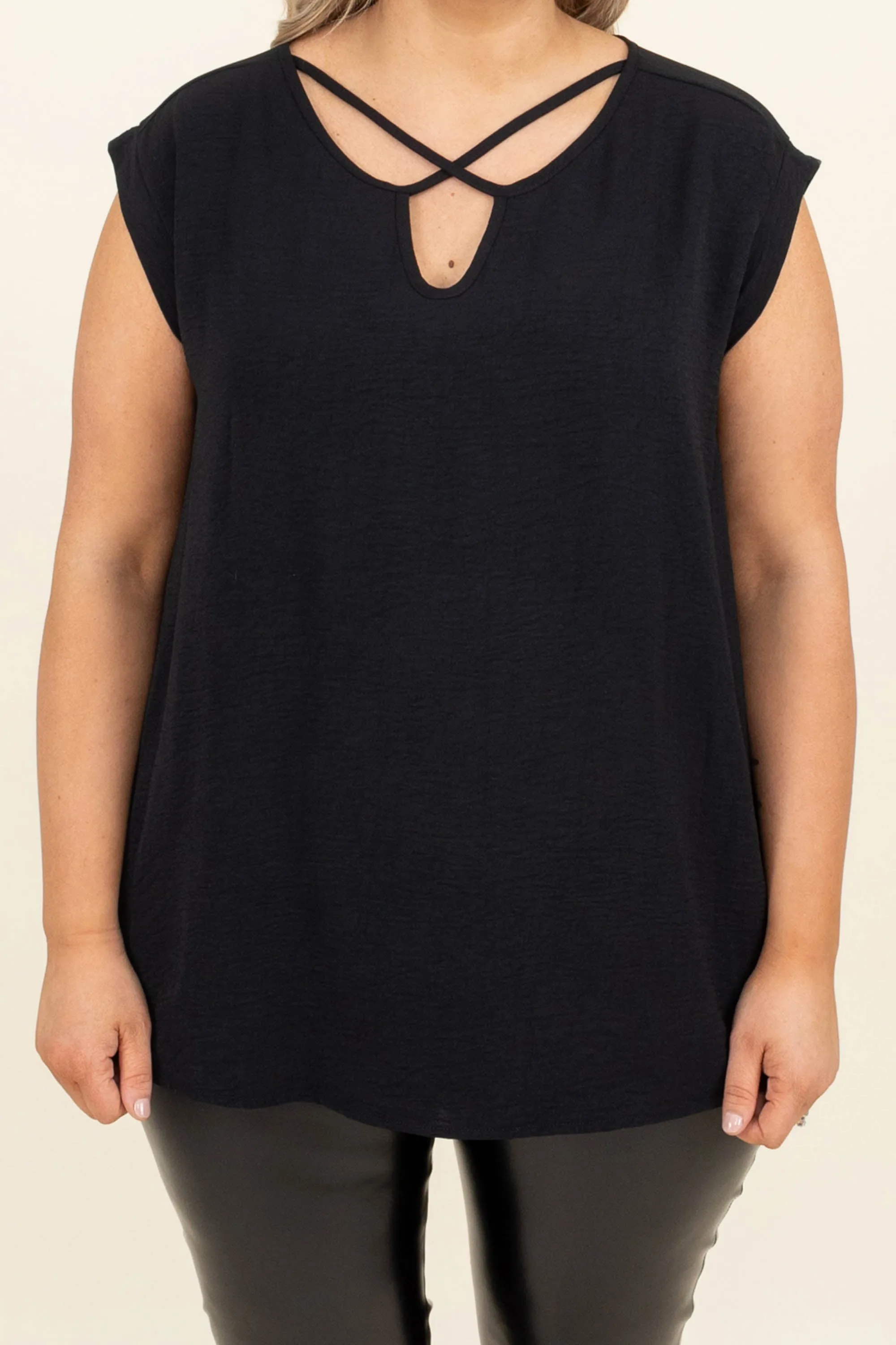 Graceful Side Top, Black