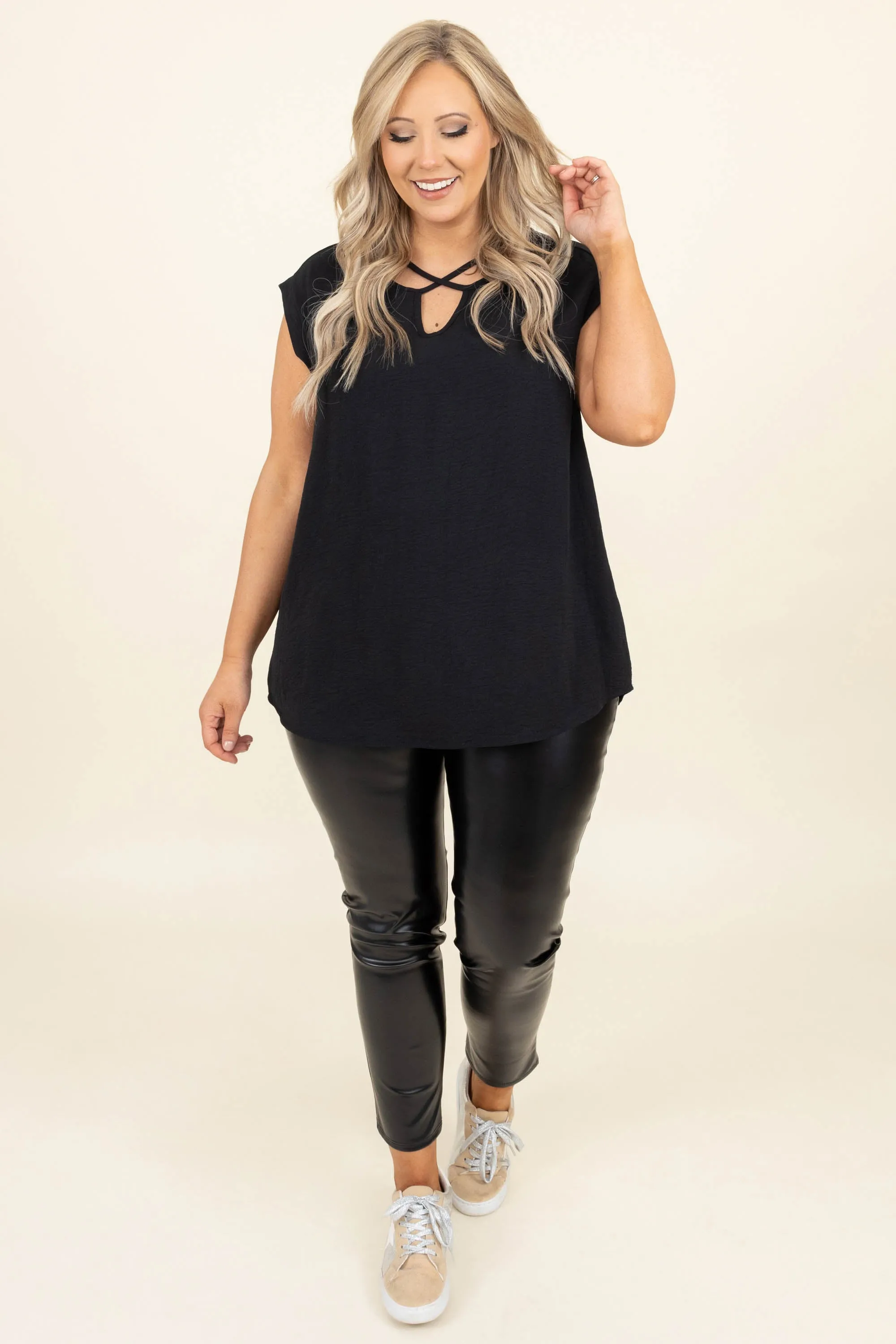 Graceful Side Top, Black