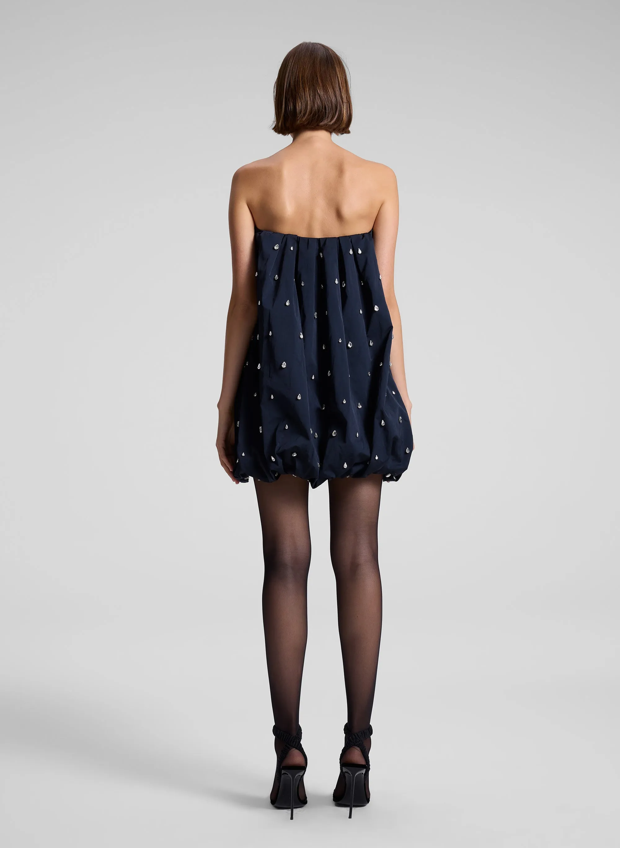 Holly Strapless Embellished Mini Dress