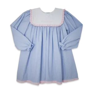 Hope Chest Dress - Blue Minigingham