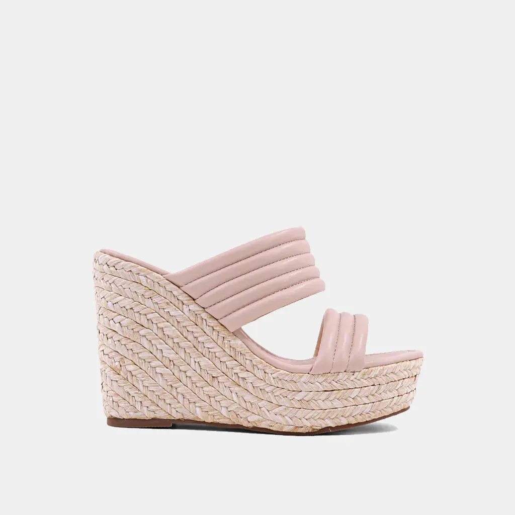 Jane Wedges in Nude