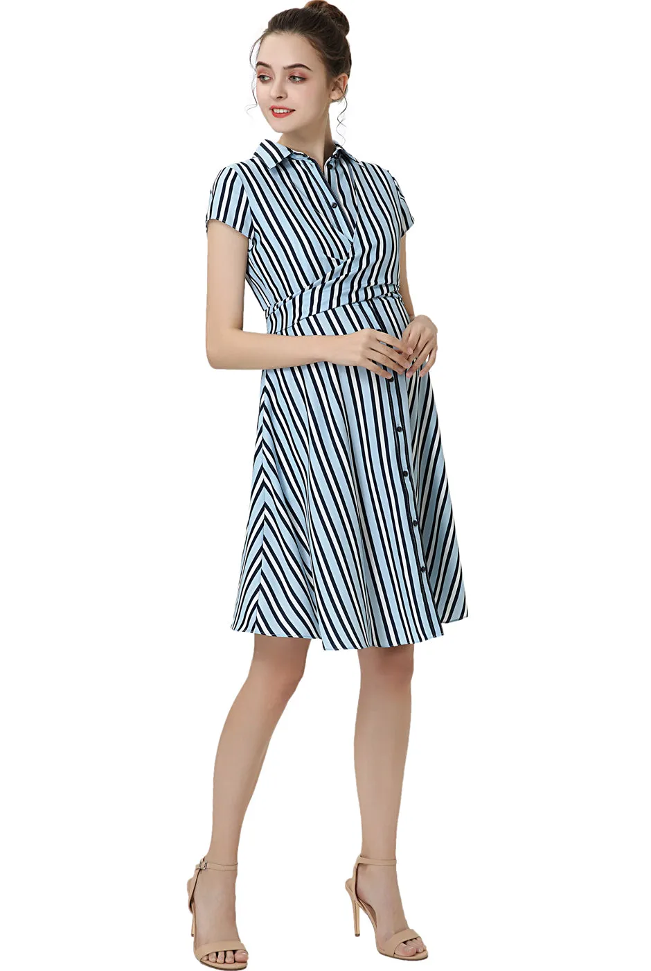 Kimi   Kai Maternity "Simone"Nursing Shirt Dress