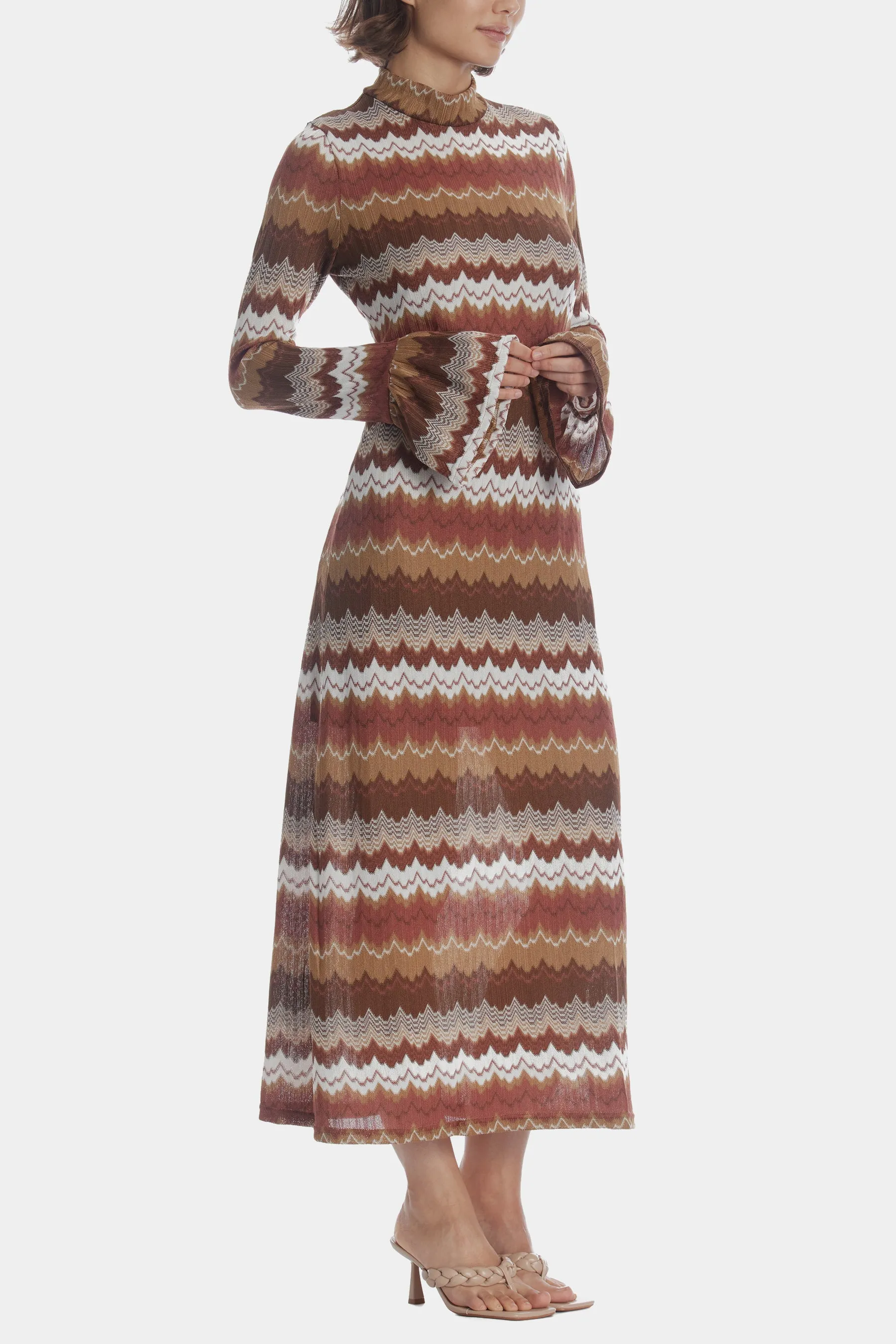 Le Voilier Wave Knit Dress