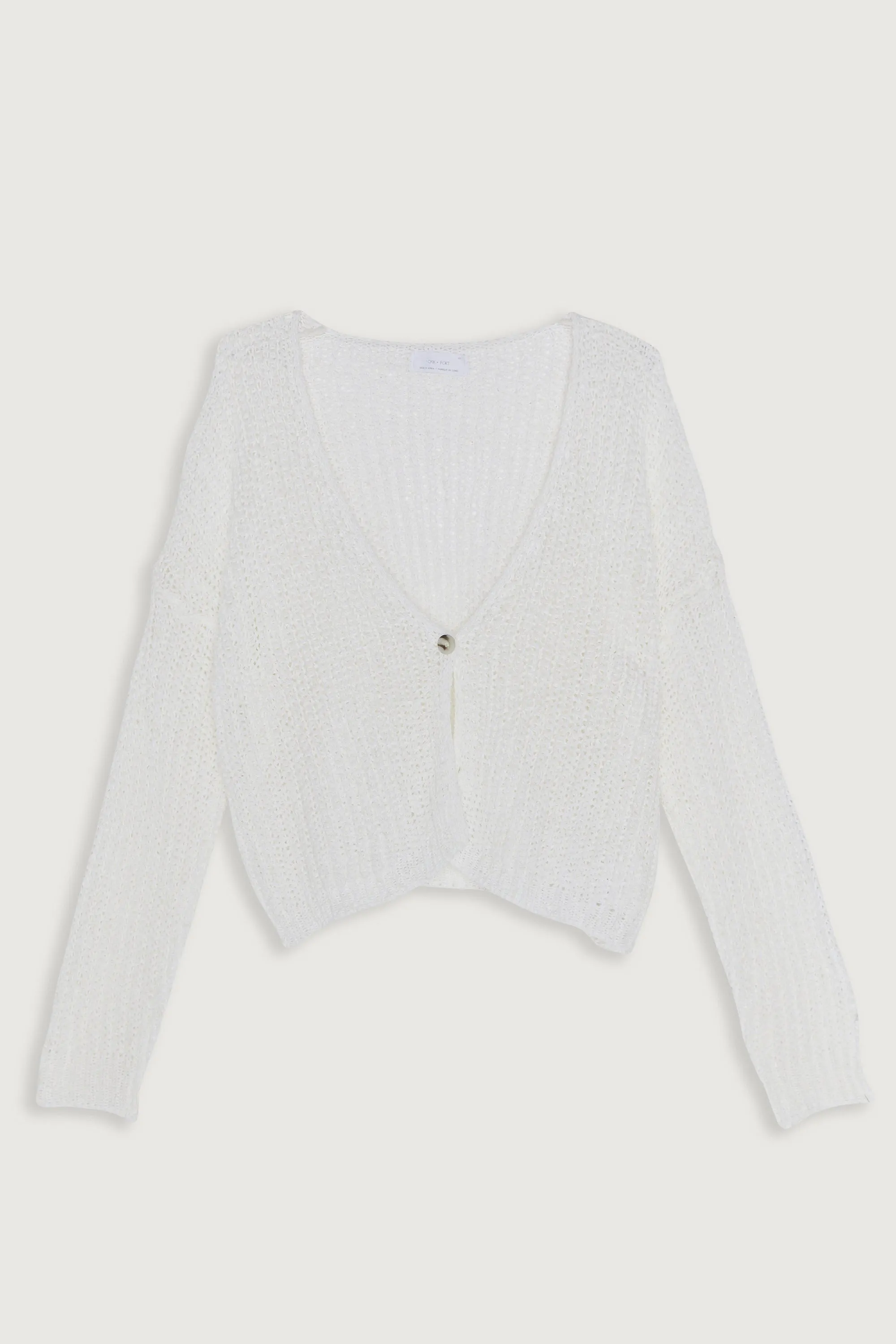 LIGHTWEIGHT KNIT CARDIGAN