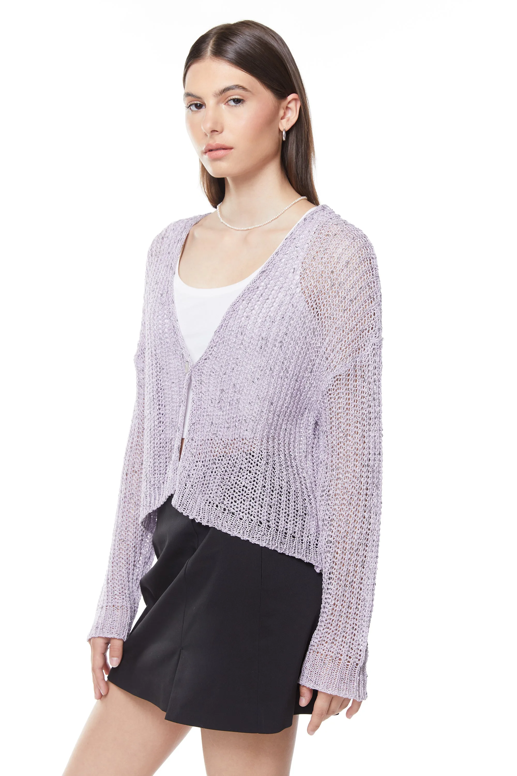 LIGHTWEIGHT KNIT CARDIGAN