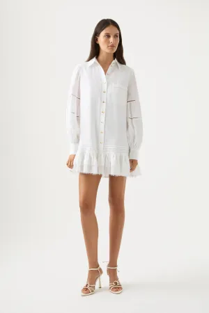 Lotus Shirt Mini Dress