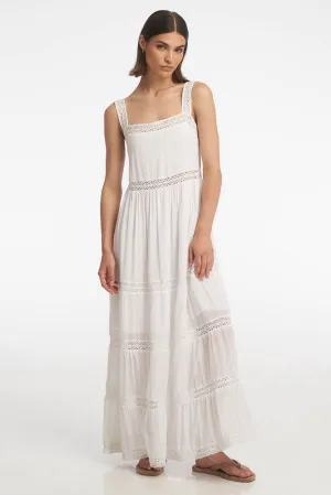 Megan Maxi Dress / White