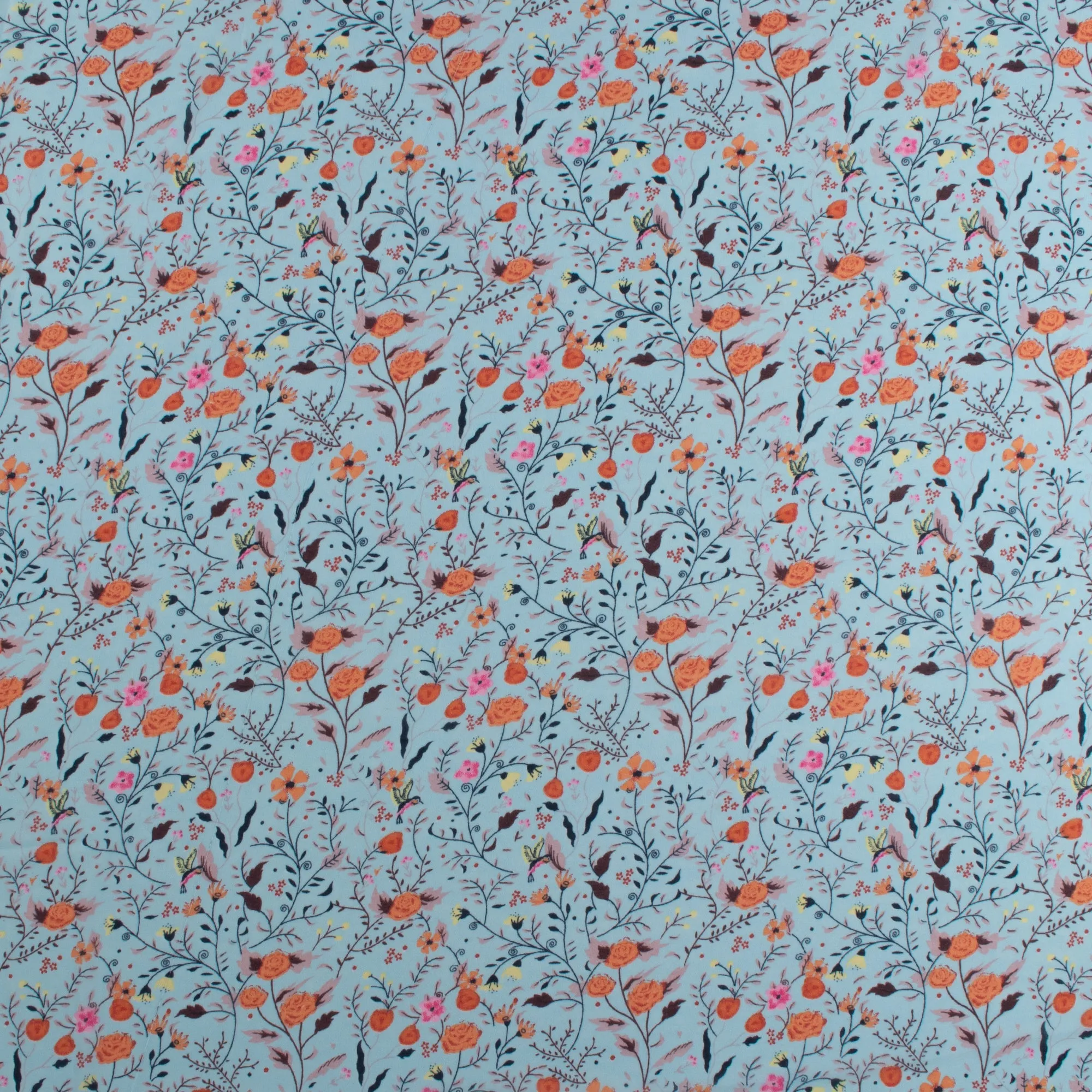 Novelty Printed Chiffon - 382 - Light Blue