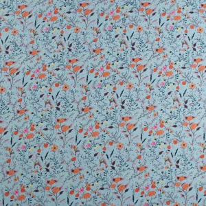 Novelty Printed Chiffon - 382 - Light Blue