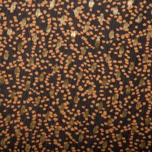 Printed polyester - OLIVIA - Tulips - Brown