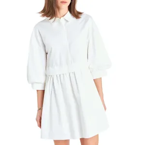 Puff Sleeve Shirt Dress