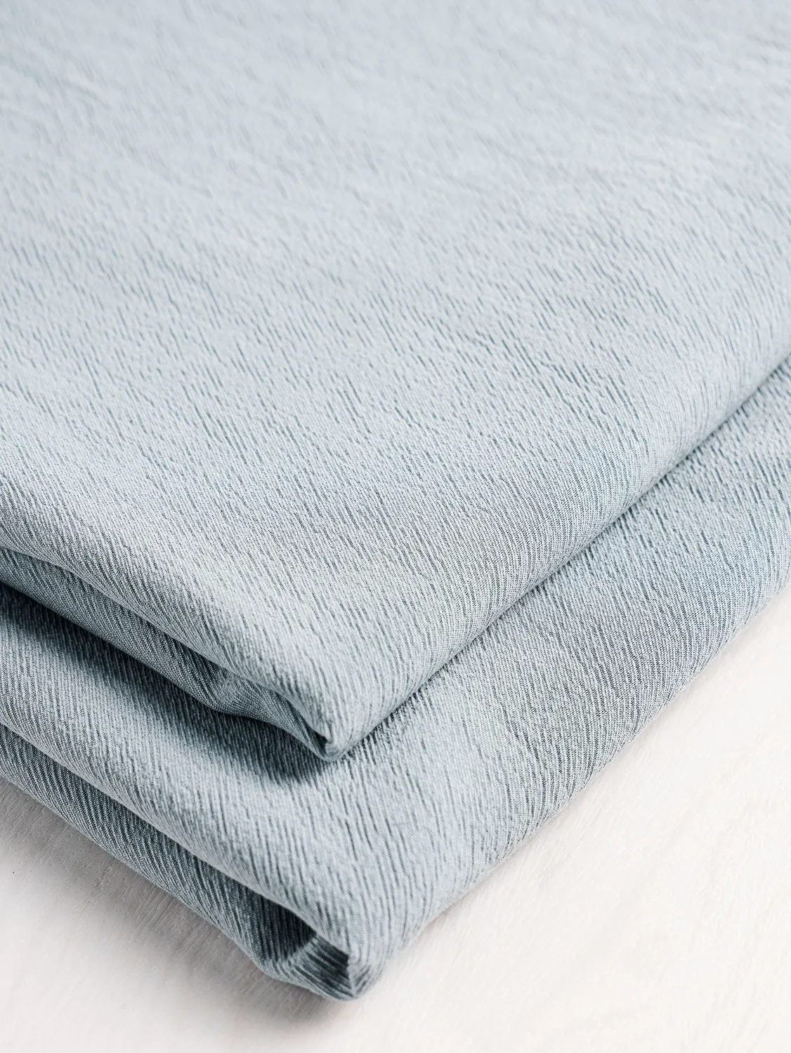 Sandwashed Textured Tencel™ Viscose - Sky