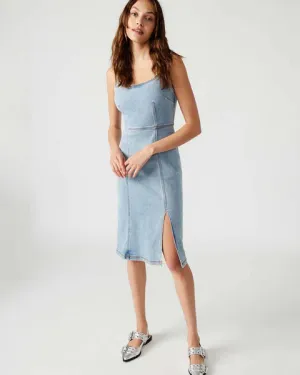 Steve Madden Giselle Dress Blue Denim