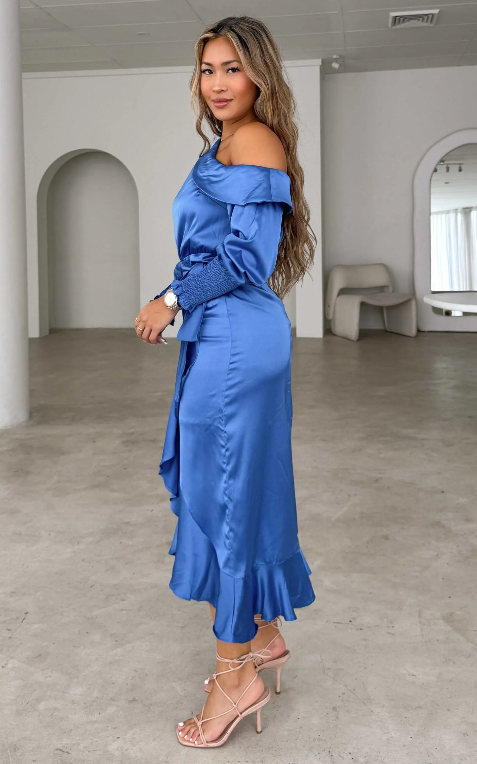 Zanai Midi Dress - Classic Blue