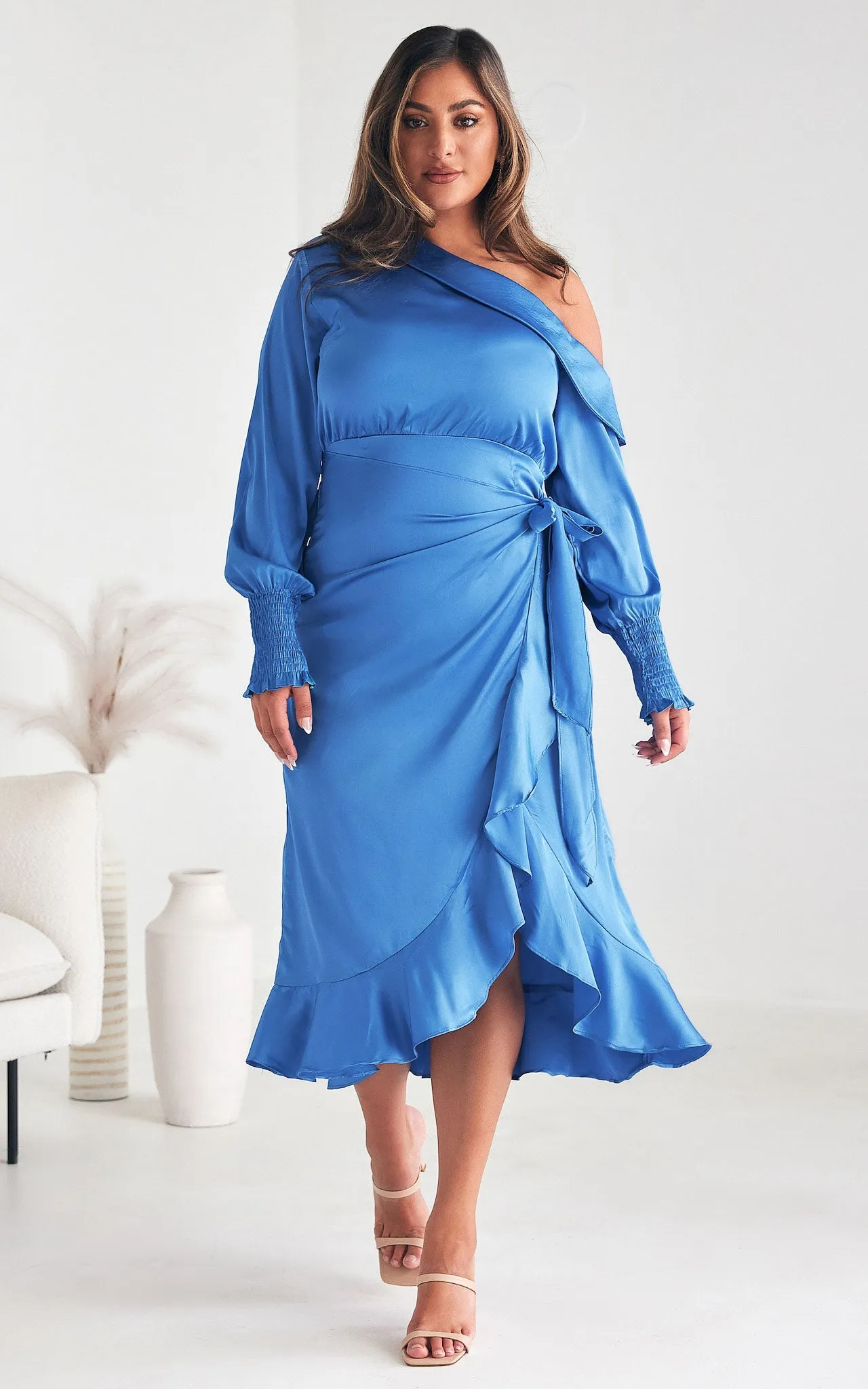 Zanai Midi Dress - Classic Blue