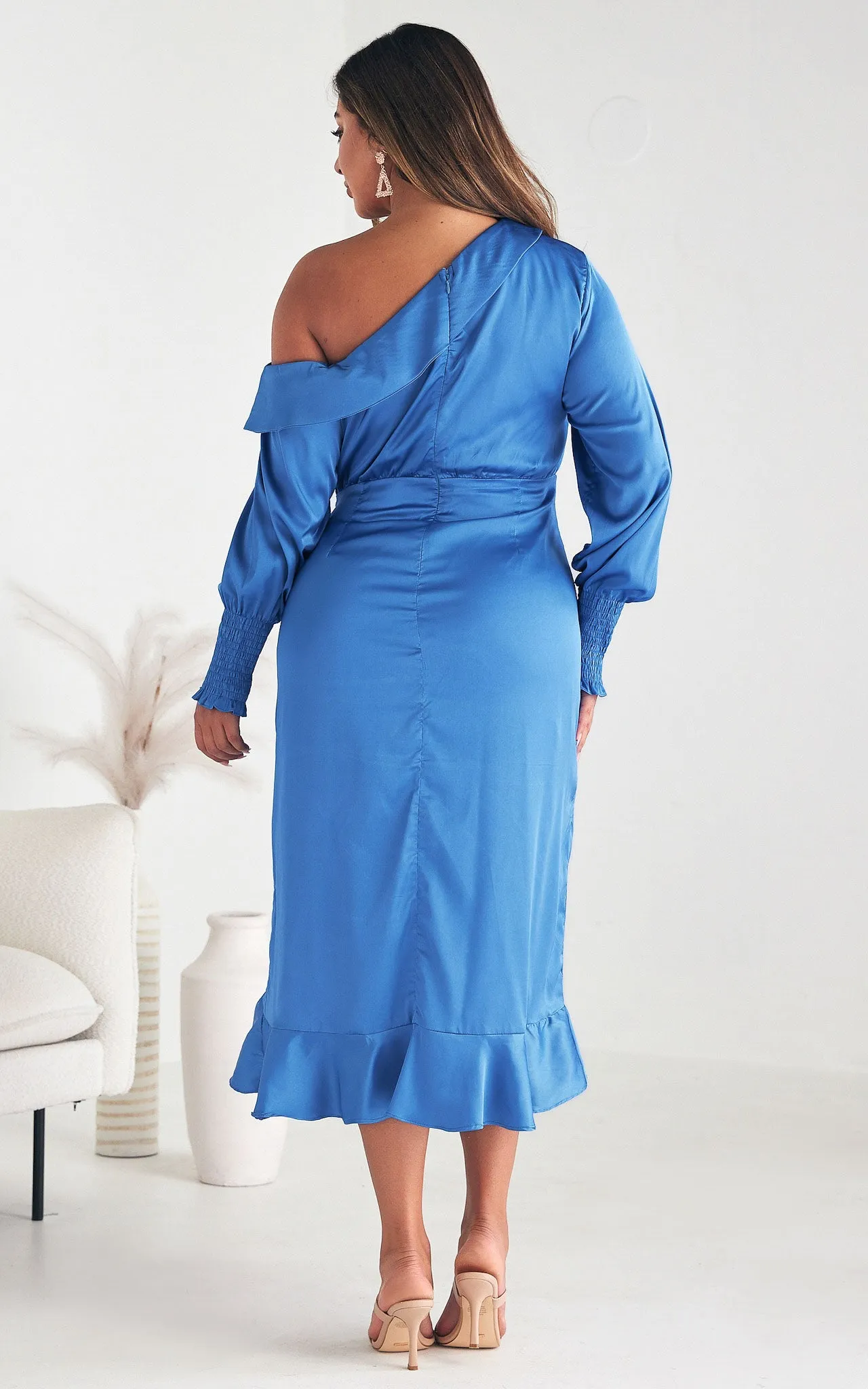 Zanai Midi Dress - Classic Blue